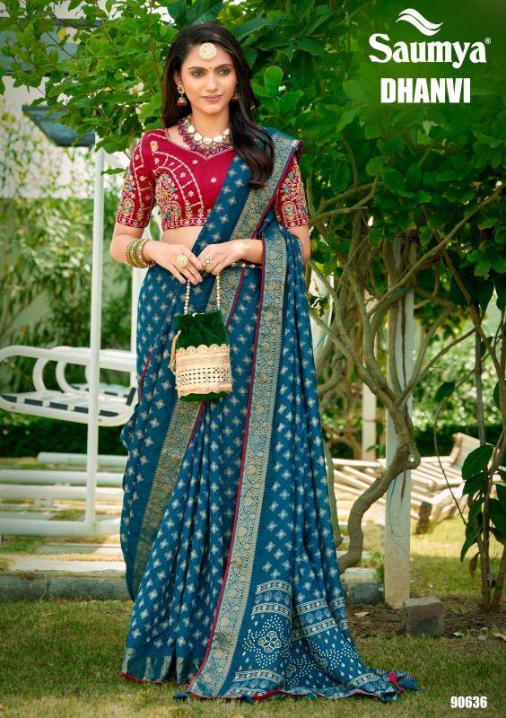 Saumya dhanvi Designer sarees in Ahmedabad