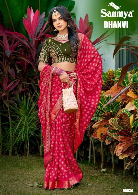 Saumya dhanvi Designer sarees in Ahmedabad