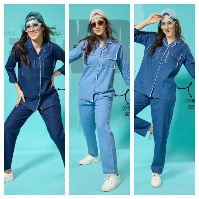 Shorya denim wholesale co ord sets Kurti Wholesaler in Mumbai