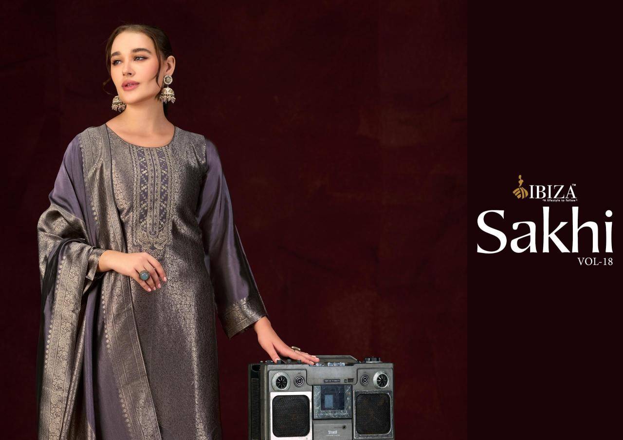 Ibiza sakhi vol 18 dress material wholesale in Mumbai