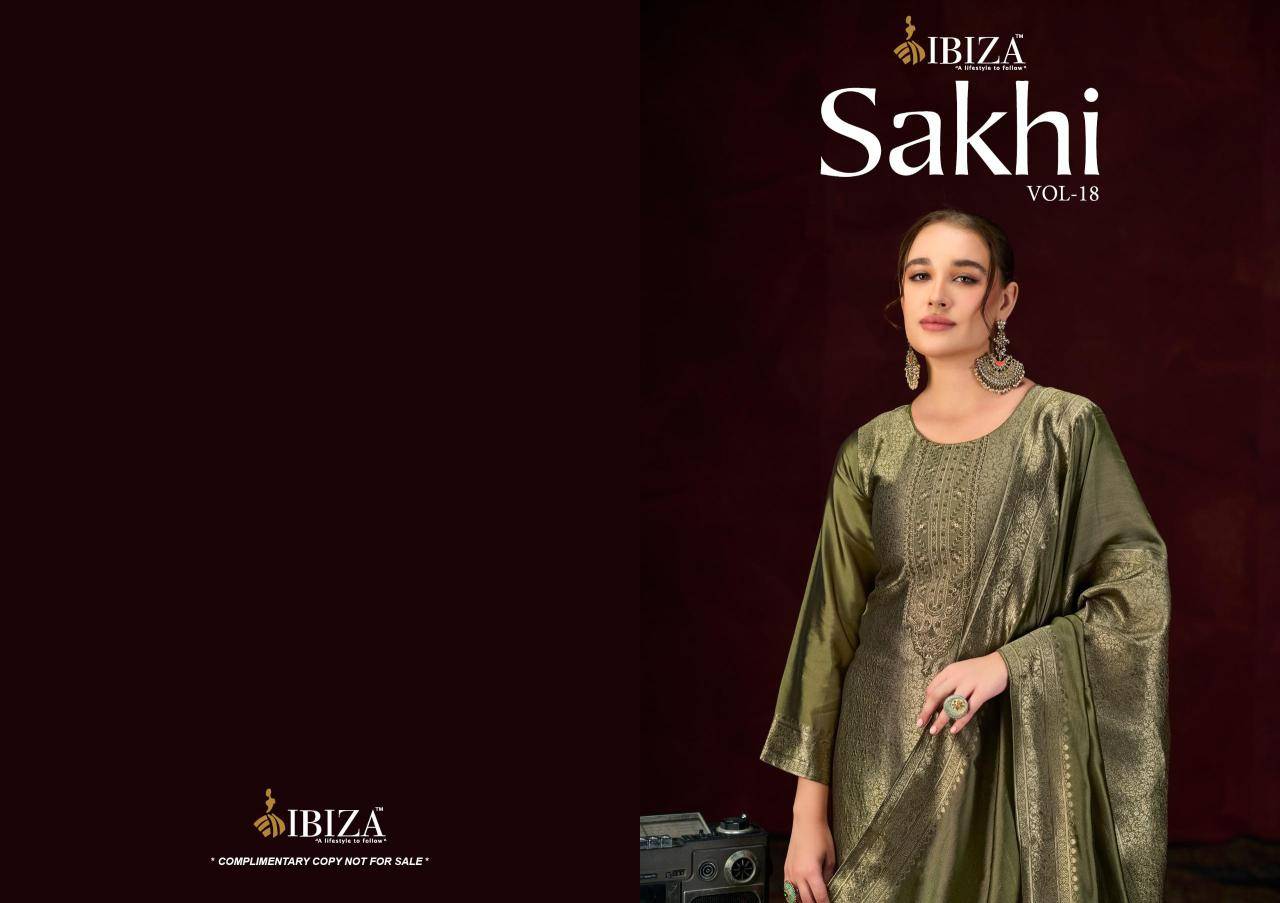Ibiza sakhi vol 18 dress material wholesale in Mumbai