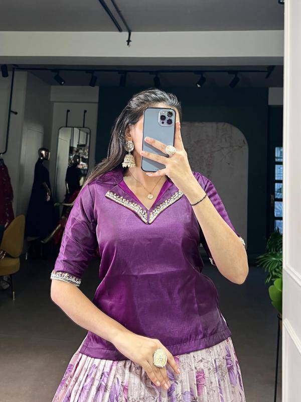 NNK 1140 Dola Chex Co-ord Set PRL Latest lehenga choli designs in Mumbai