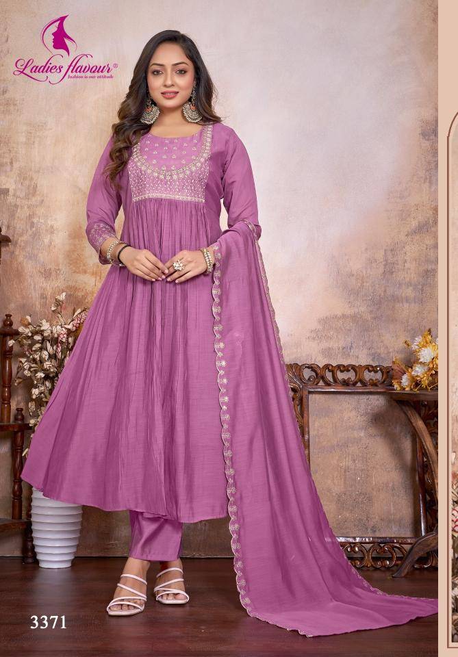 Ladies flavour d.no 3371  Designer Kurti manufacturers