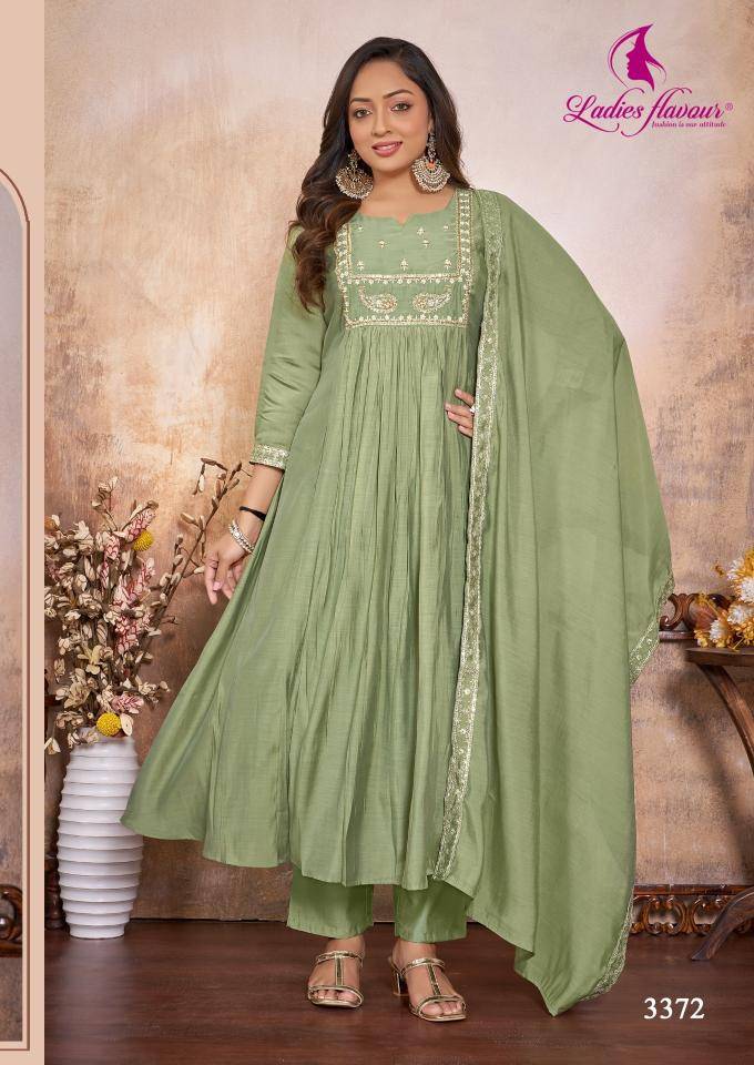 Ladies flavour d.no 3372 Wholesale Kurtis online