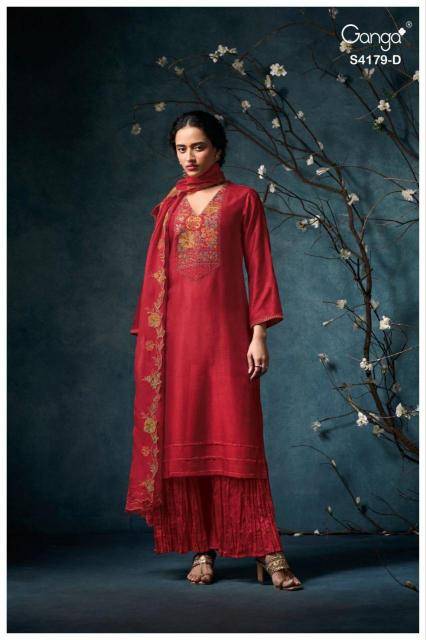 Ganga liselle 4179 Dress materials wholesale