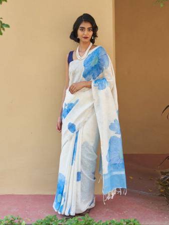 Triveni W-345 cotton Wholesale Saree suppliers in mumbai