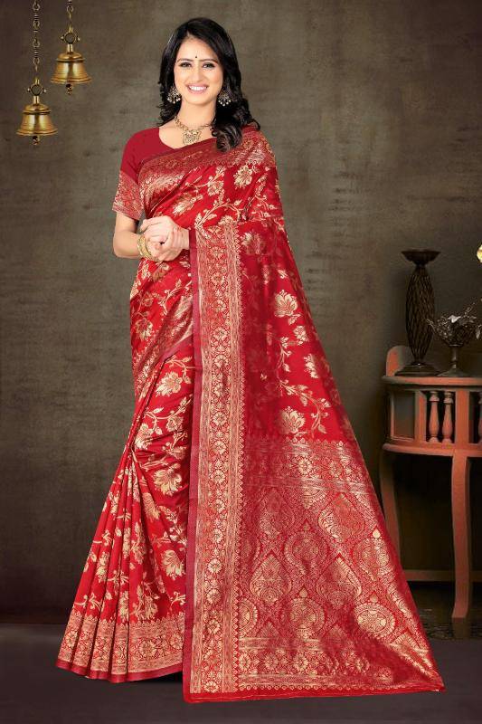 Triveni MN-07 banarasi silk  Wholesale saree shop in mumbai