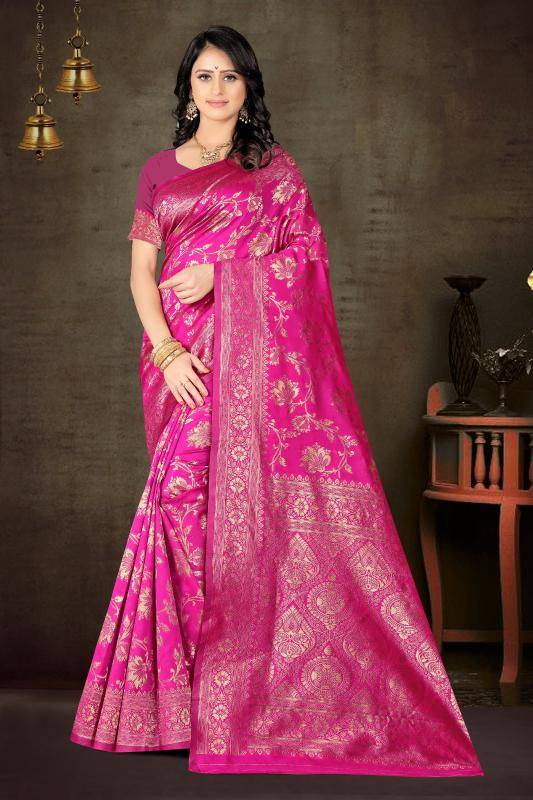 Triveni MN-07 banarasi silk  Wholesale saree shop in mumbai