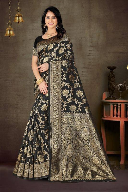 Triveni MN-07 banarasi silk  Wholesale saree shop in mumbai