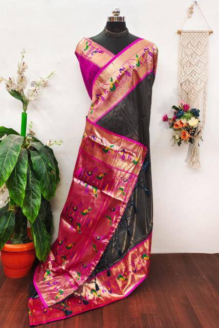 Akshara silk paithani  Wholesale Saree Market in Kolkata
