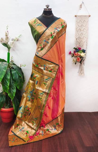 Akshara silk paithani  Wholesale Saree Market in Kolkata