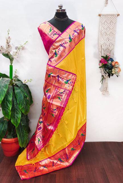 Akshara silk paithani  Wholesale Saree Market in Kolkata