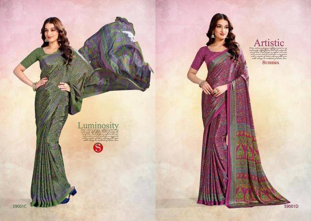 Tulsi star crapes Wholesale Saree Dealers in Kolkata