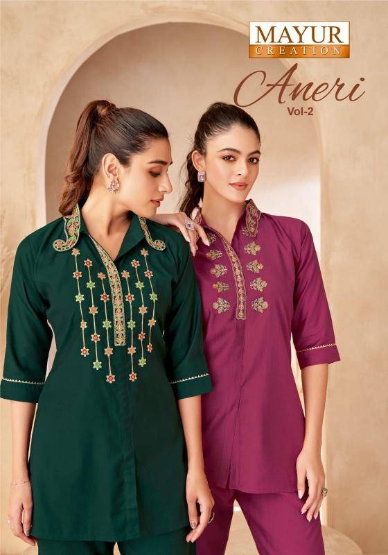 Mayur aneri vol-2 cord set Kurti wholesale suppliers in Mumbai