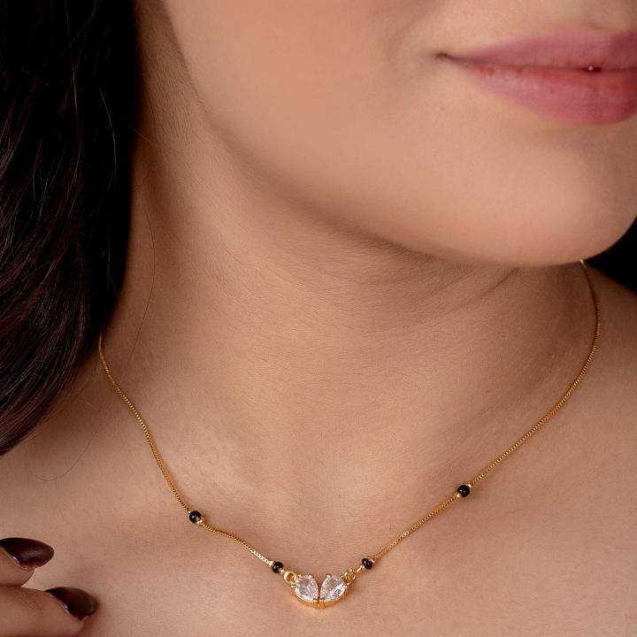 Micro gold polish manglsutra 1992 Handmade artificial jewelry in Kolkata