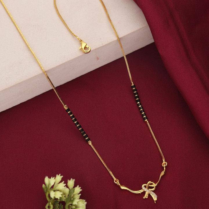 Micro gold polish manglsutra 1993 Resin jewelry supplier in Kolkata