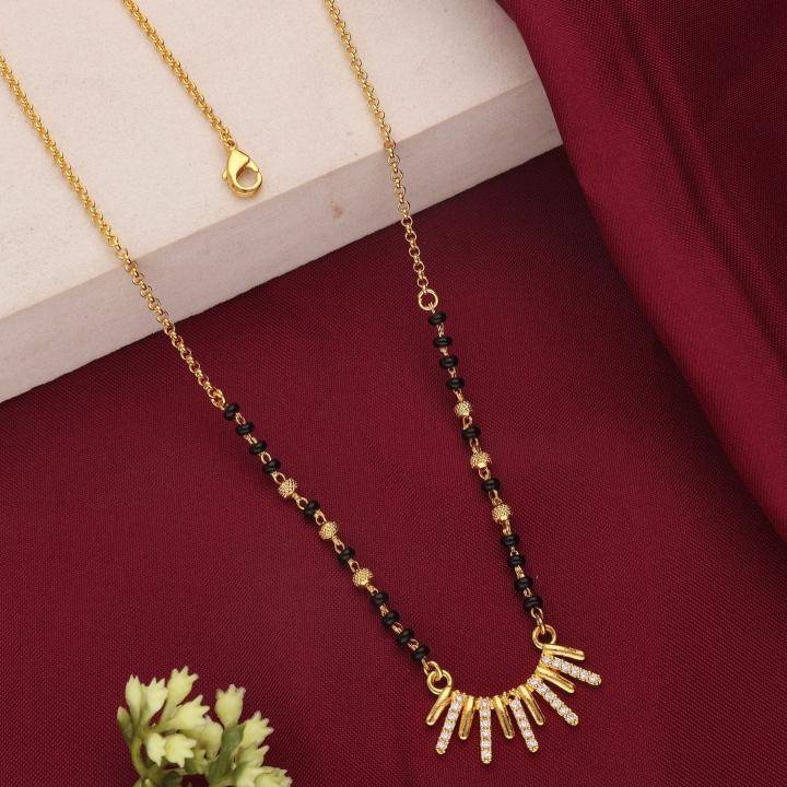 Micro gold polish manglsutra 1997 Indian artificial jewelry exporter in Kolkata