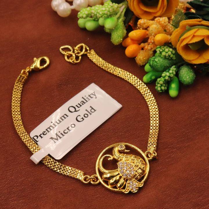 Micro gold AD Fancy bracelet 529 Artificial jewellery online shopping in India