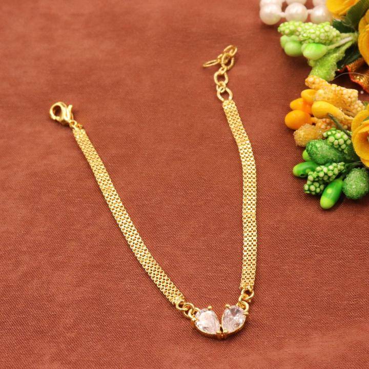 Micro gold AD Fancy bracelet 550  Indian artificial jewellery wholesale price