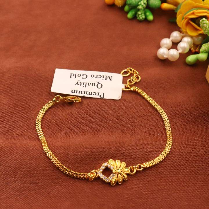 Micro gold AD Fancy bracelet 513 Artificial jewellery manufacturers in Jaipur