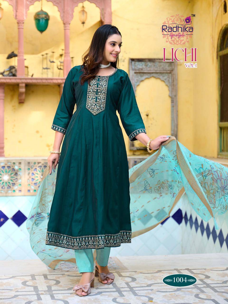 Radhika lifestyle lichi vol 1 Kurti manufacturers in Mumbai