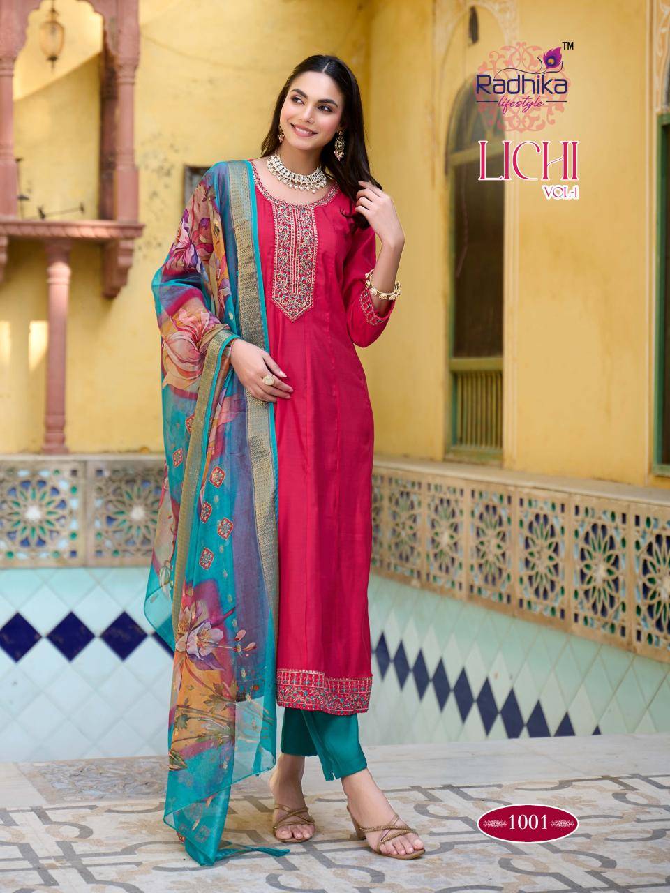 Radhika lifestyle lichi vol 1 Kurti manufacturers in Mumbai
