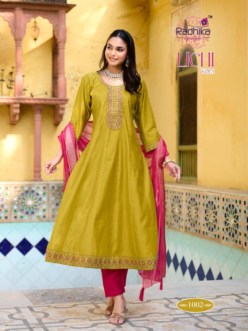 Radhika lifestyle lichi vol 1 Kurti manufacturers in Mumbai