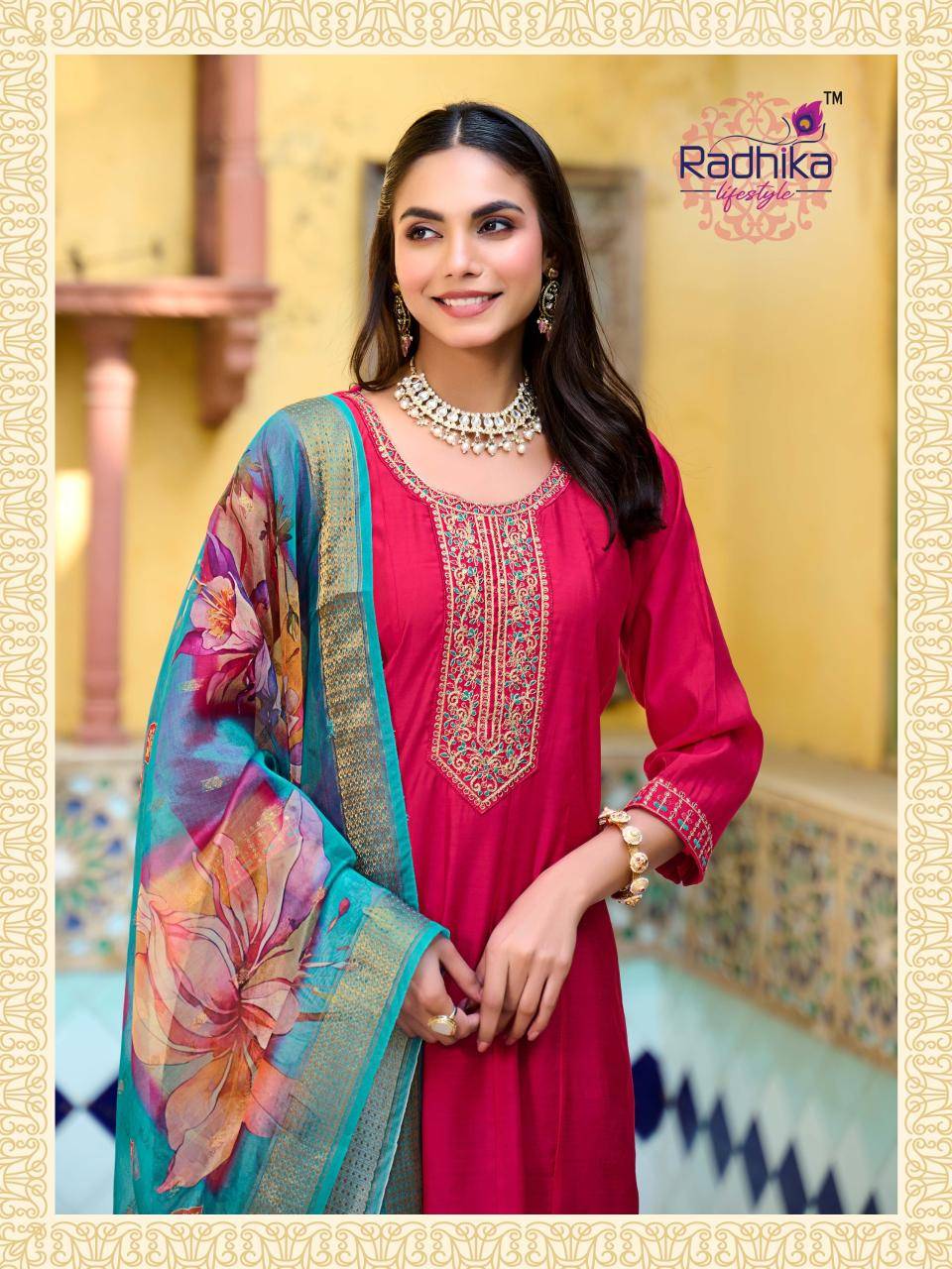 Radhika lifestyle lichi vol 1 Kurti manufacturers in Mumbai