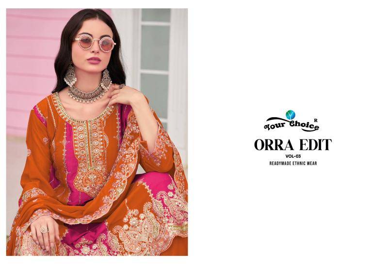 Your choice orra edit-3 pakistani Suits  suppliers in Mumbai
