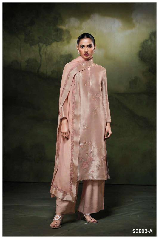 Ganga treta 3802 Wholesale dress material suppliers in Hyderabad