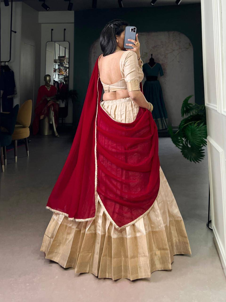 LNB 1031 Handloom CRM Wholesale lehenga choli retailers in Hyderabad