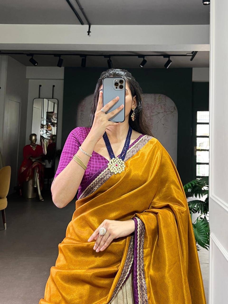 ANAHITHA Tasar Silk WIN Wholesale lehenga choli market prices in Hyderabad