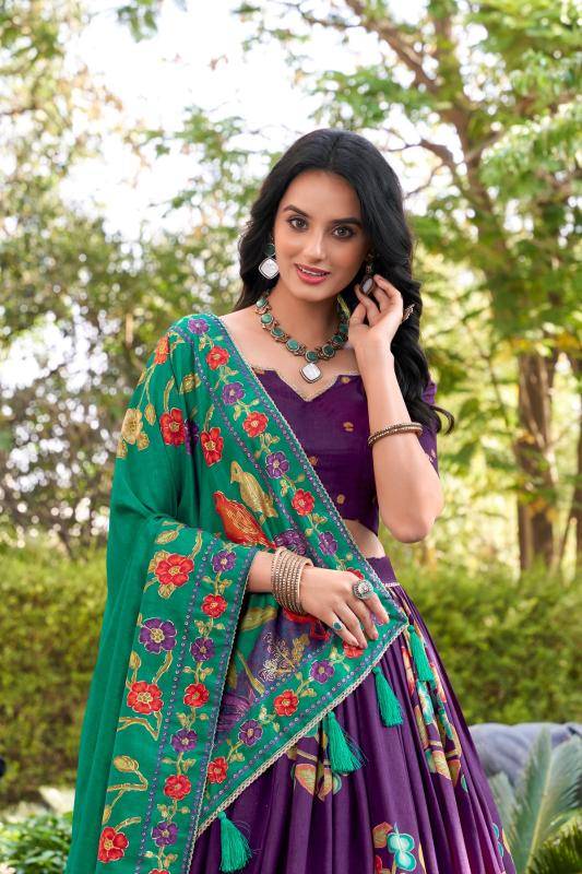 LNB 1239 Tasar Silk PRL Budget-friendly lehenga choli market in Delhi