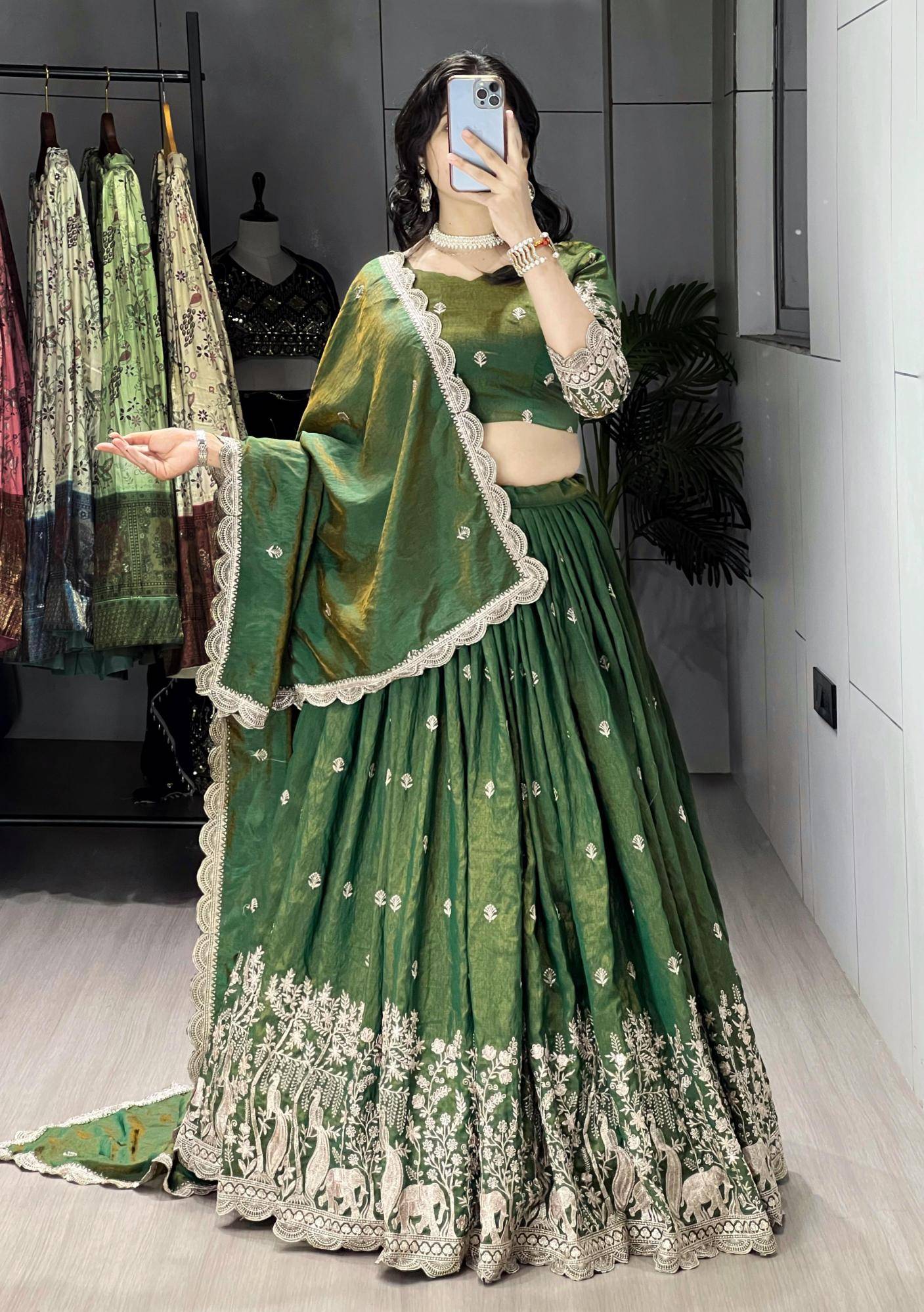 GRTN 8215 OLIV Vichitraa Silk Lehenga choli manufacturers in Delhi