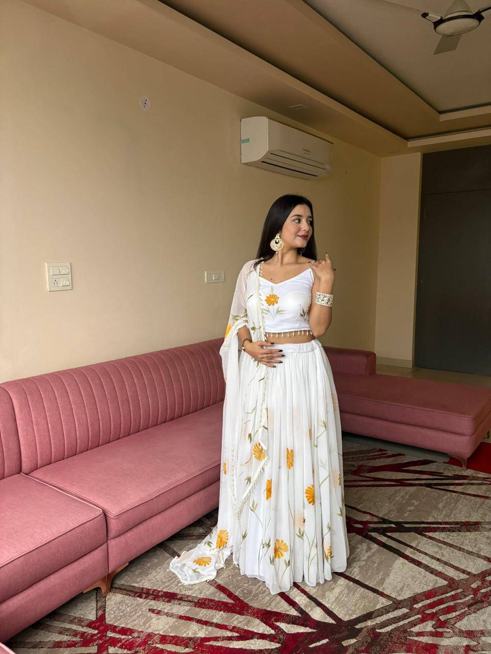 KR : 106 Organza Wholesale lehenga choli suppliers in Surat