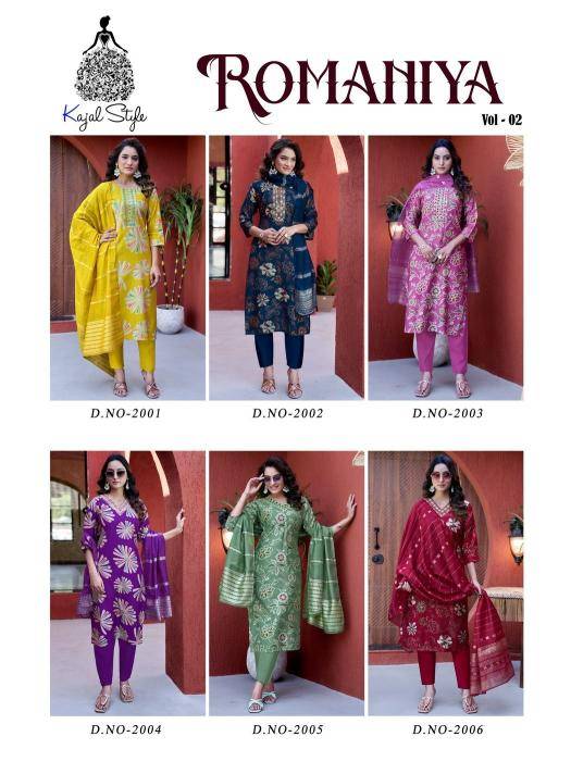 Kajal style romaniya vol.2 Kurti wholesalers in Ahmedabad