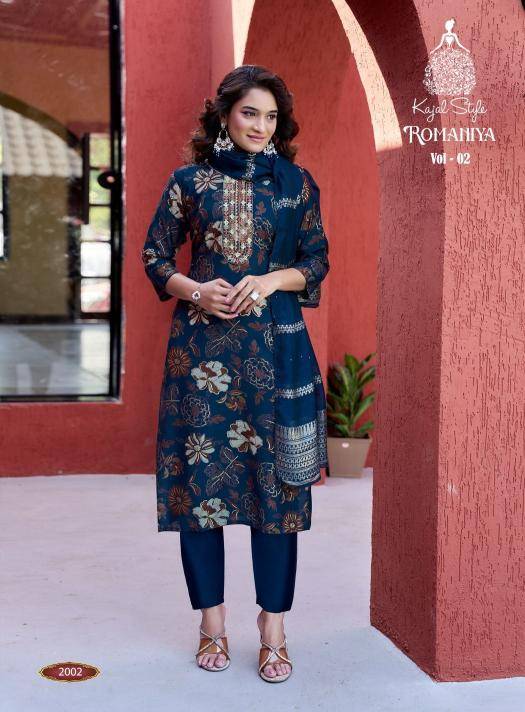Kajal style romaniya vol.2 Kurti wholesalers in Ahmedabad