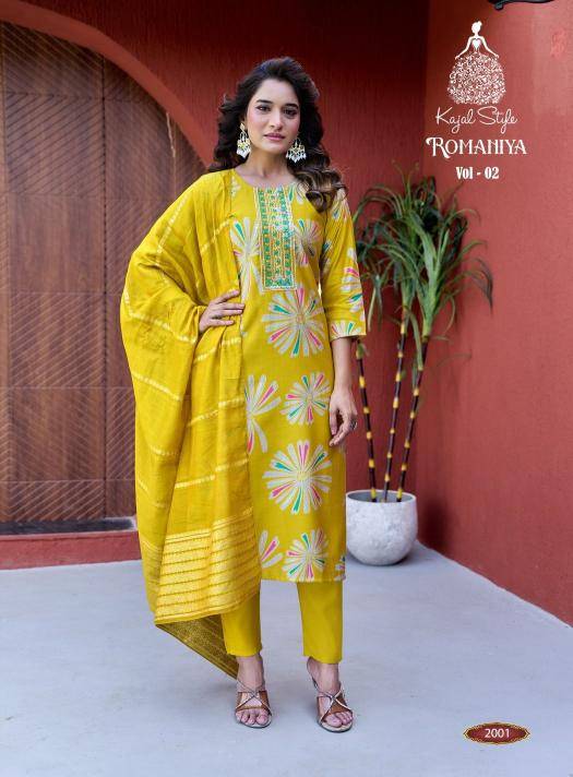 Kajal style romaniya vol.2 Kurti wholesalers in Ahmedabad
