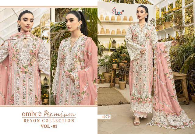 Shree fab ombre premium reyon collection vol-1 Wholesale Salwar Suit Manufacturers