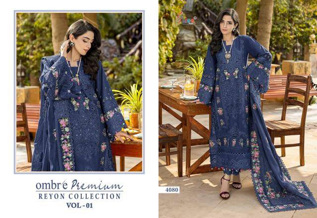 Shree fab ombre premium reyon collection vol-1 Wholesale Salwar Suit Manufacturers