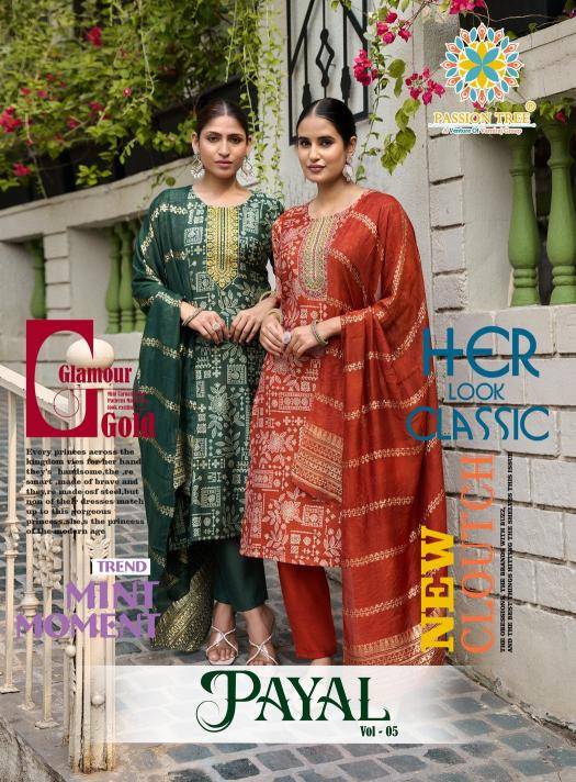 Passion tree payal vol 5 Kurti manufacturers in Mumbai