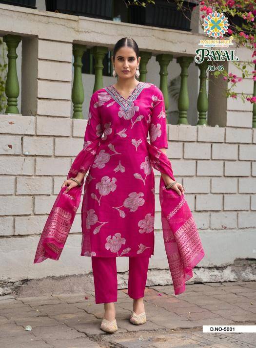 Passion tree payal vol 5 Kurti manufacturers in Mumbai