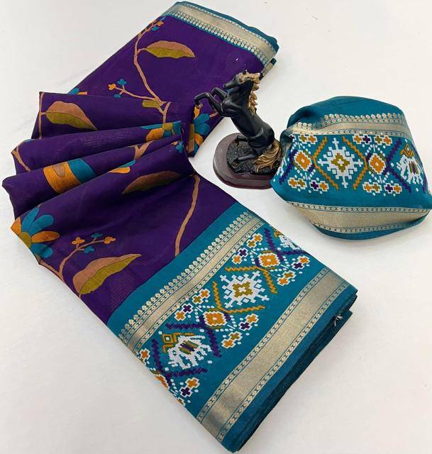 Malhar bomkai-ikkat Mumbai saree wholesale market