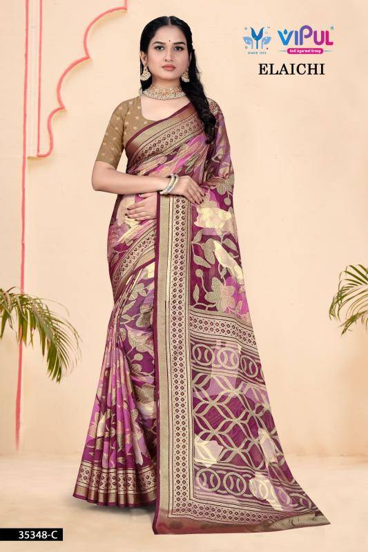 Vipul fancy Lucknow saree wholesale market