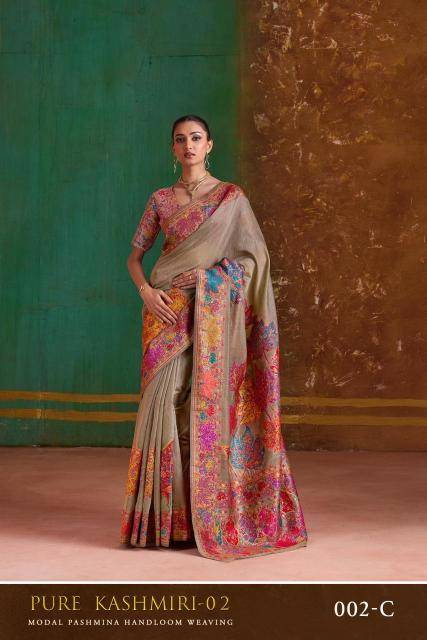 Rajtex pure kashmiri - 02 Cotton sarees wholesale