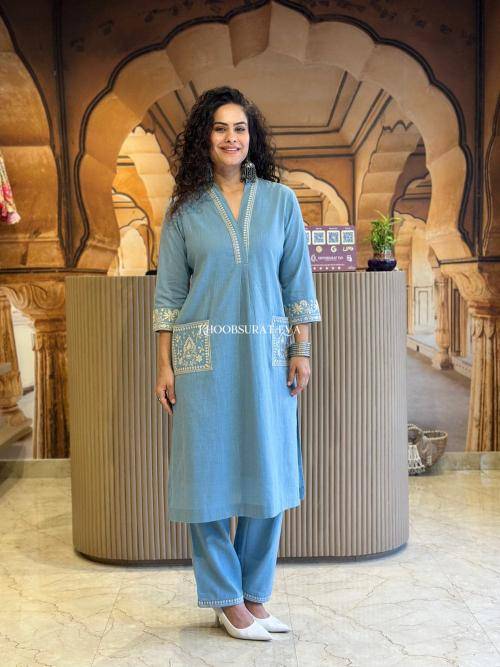 Beautiful cotton slub with both sides Kurti manufacturer in Surat city