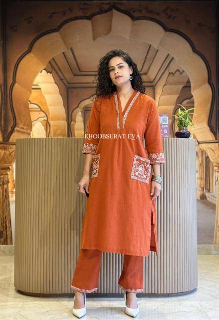 Beautiful cotton slub with both sides Kurti manufacturer in Surat city