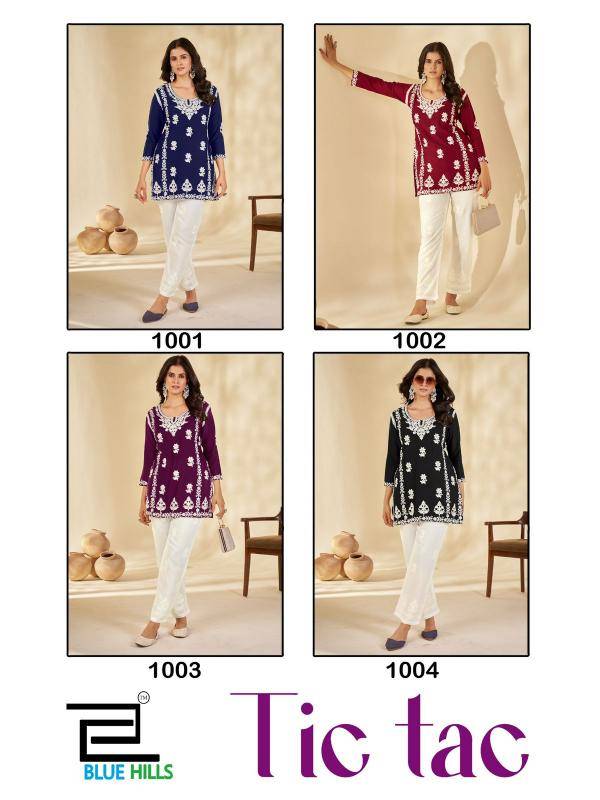 Blue hills tic tac Kurti manufacturers and suppliers in Surat