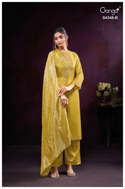 Ganga malira 4348 Dress material online shopping