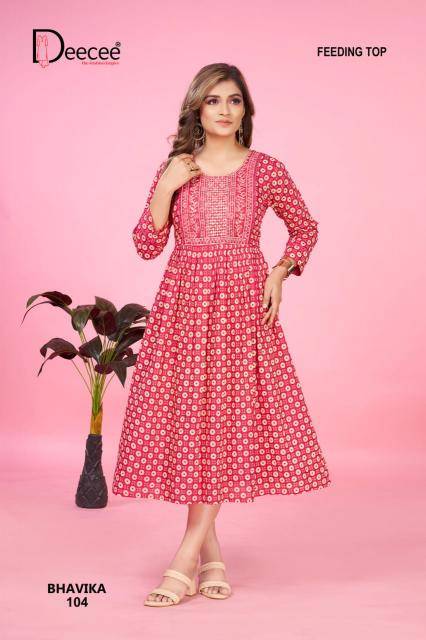 Deecee bhavika flared Wholesale Kurti supplier in surat